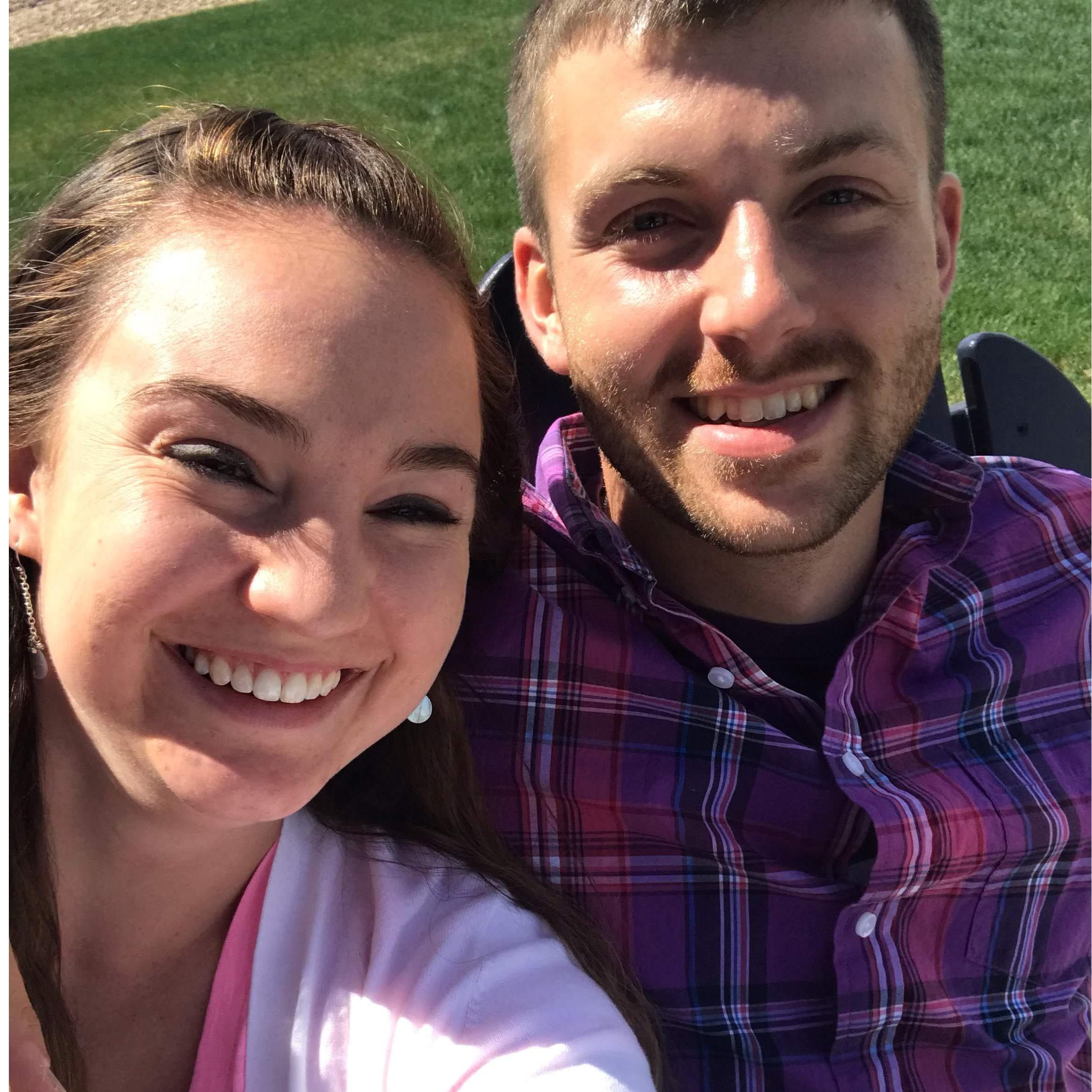 Our first Easter together (Apr 2019).