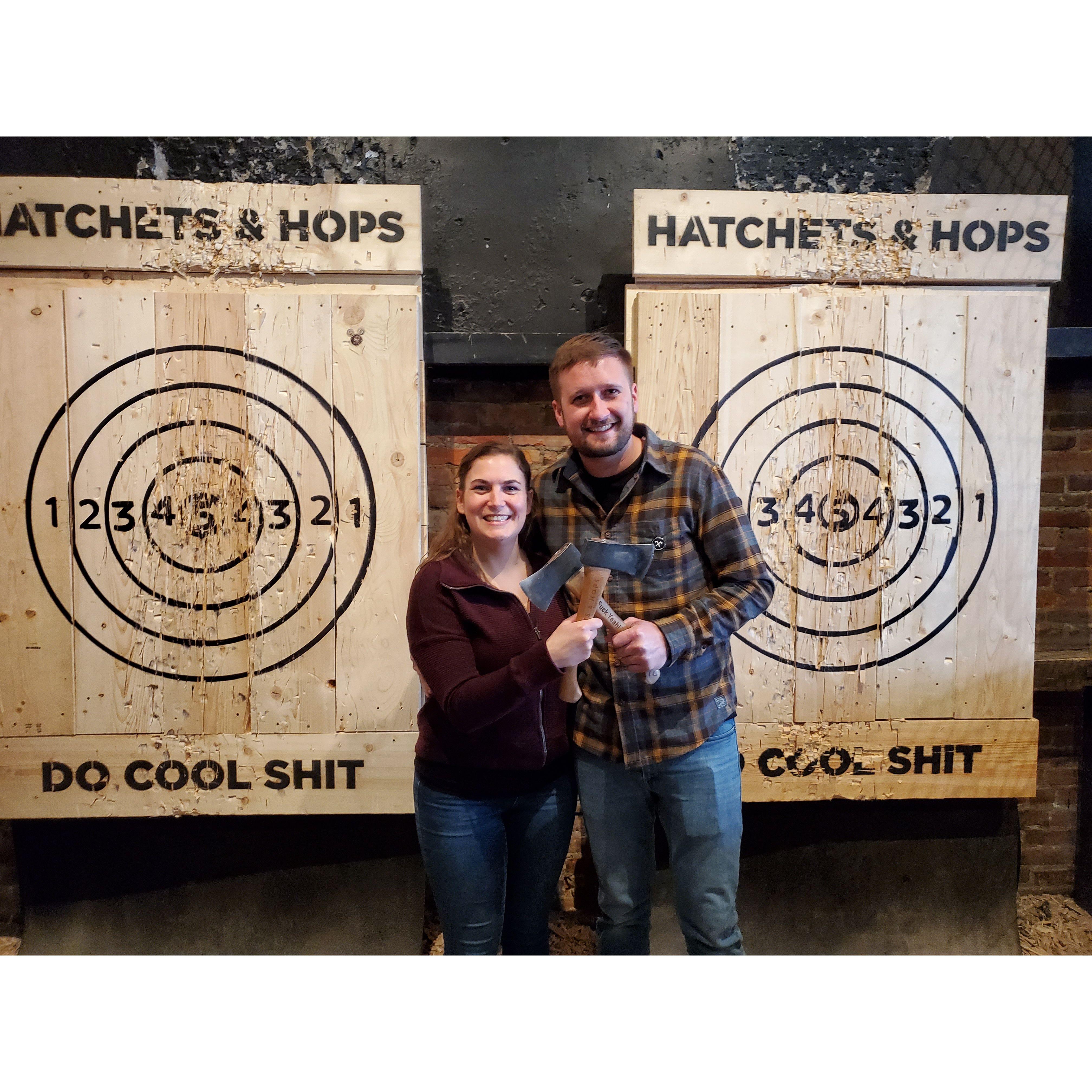 Our 2nd date, and very first photo together!