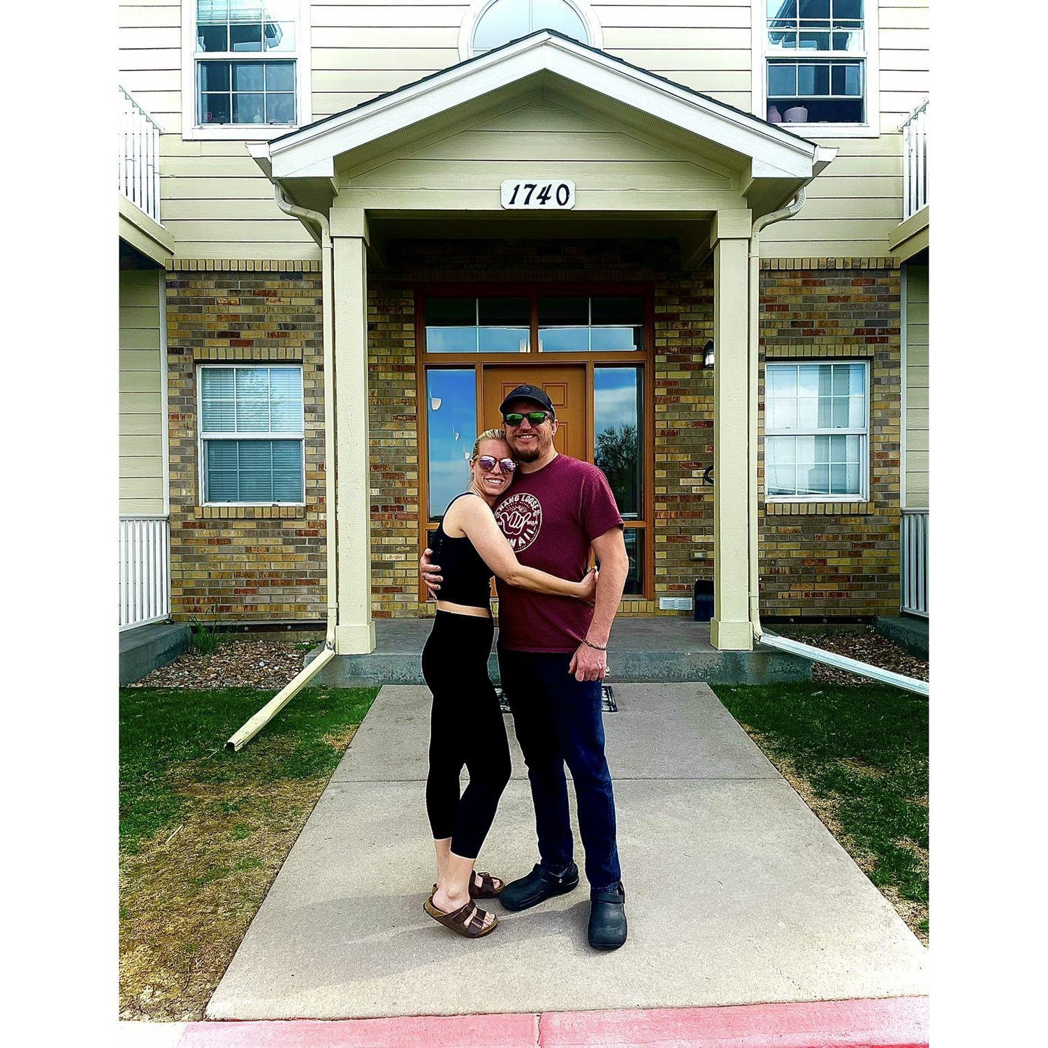Our first home together!