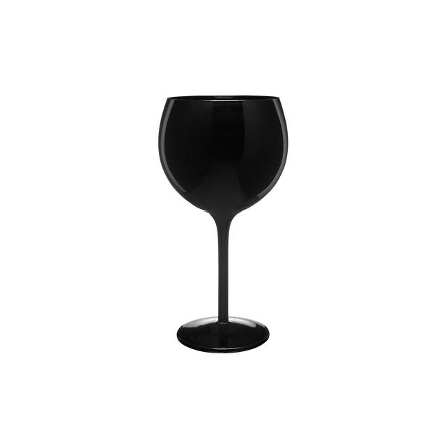 Artland 18oz 4pk Balloon Wine Glasses Black