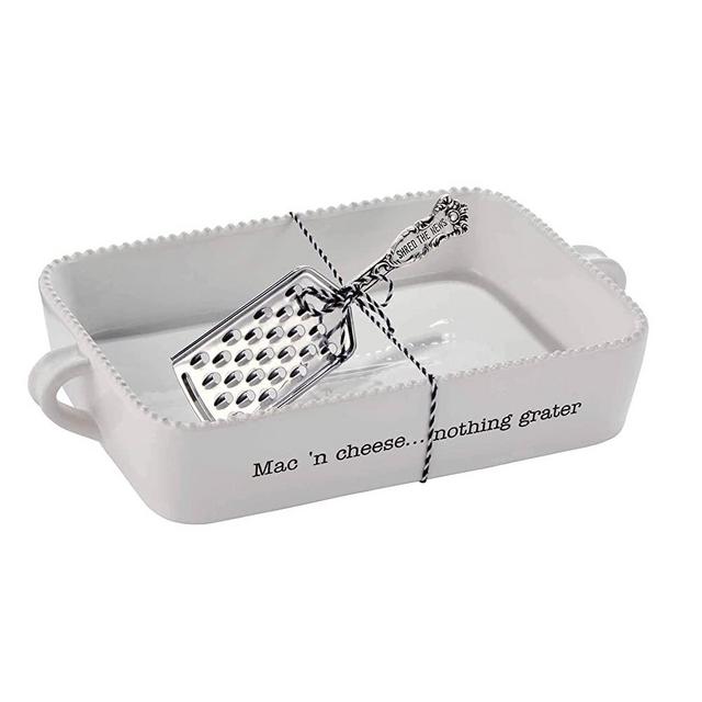 Mud Pie Nothin' Grater Mac and Cheese 2 Piece Set