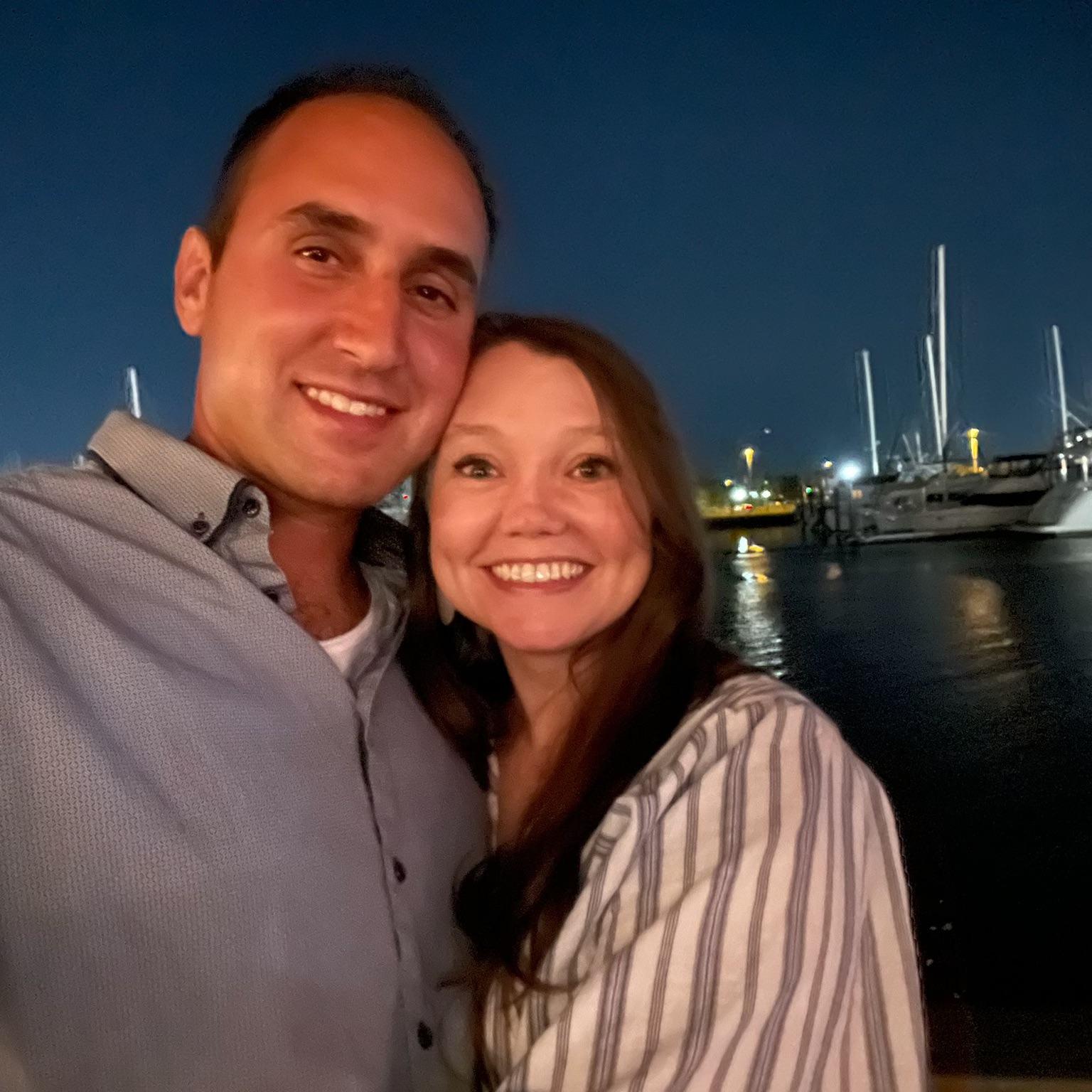 First photo together- Surf City, Jersey City