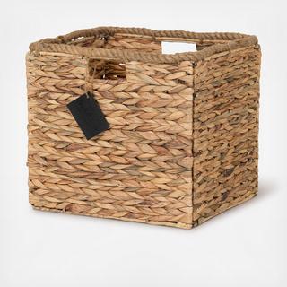 Storit Beige Rattan Basket
