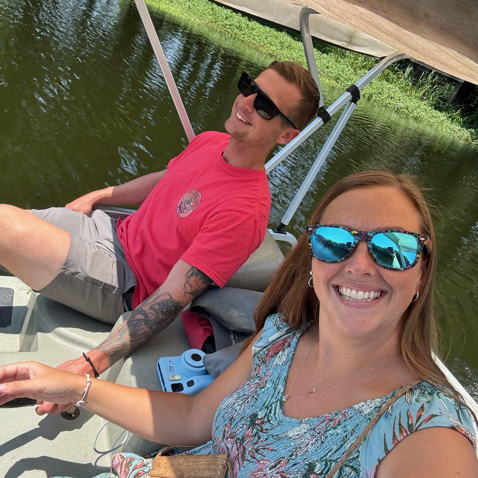 We thought it would be fun to go paddle boarding at Greenfield Lake at the peak of summer…