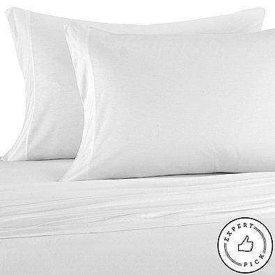 Pure Beech® Jersey Knit Modal Standard Pillowcases in White (Set of 2)