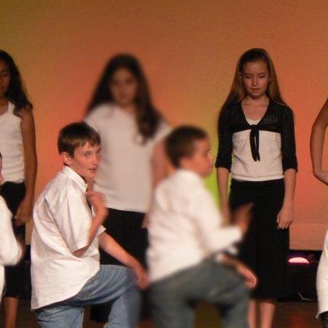 Our very first photo together, 4th grade talent show