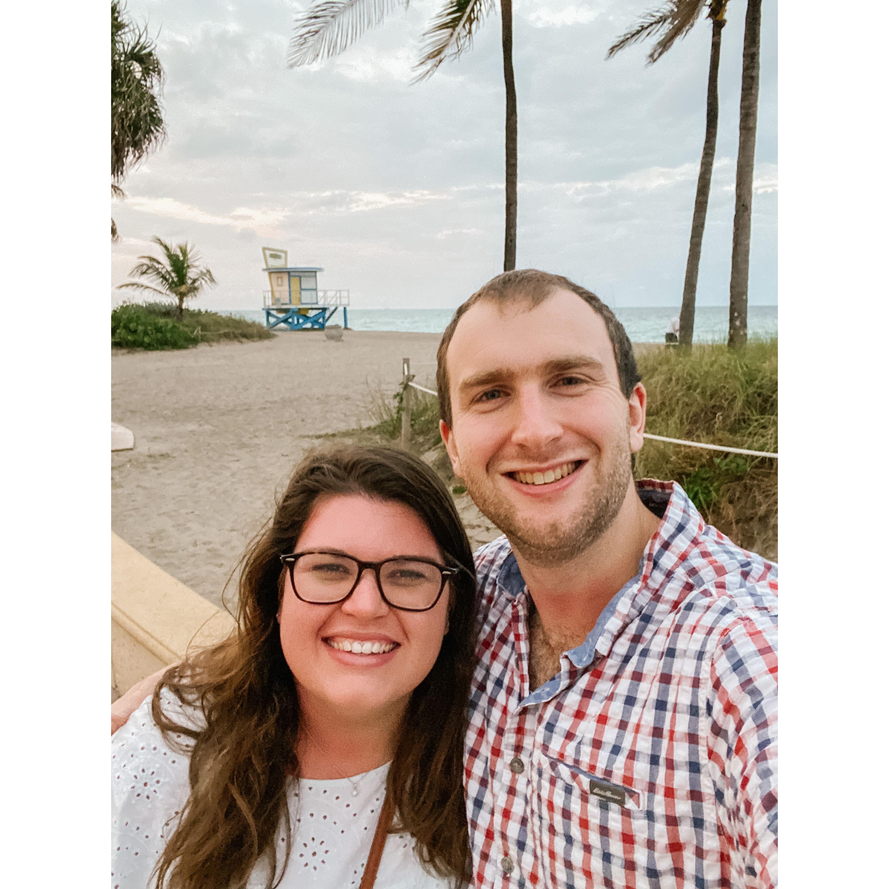 February 11th, 2022 - First Trip Together
We headed to Ft. Lauderdale - sat on the beach, walked the promenade, and won $100 at the Hard Rock Casino (which we immediately spent on poké and drinks).