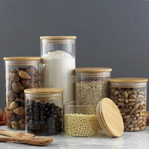 JoyJolt 6-Piece Glass Storage Jars with Airtight Lids & Reviews | Joss & Main