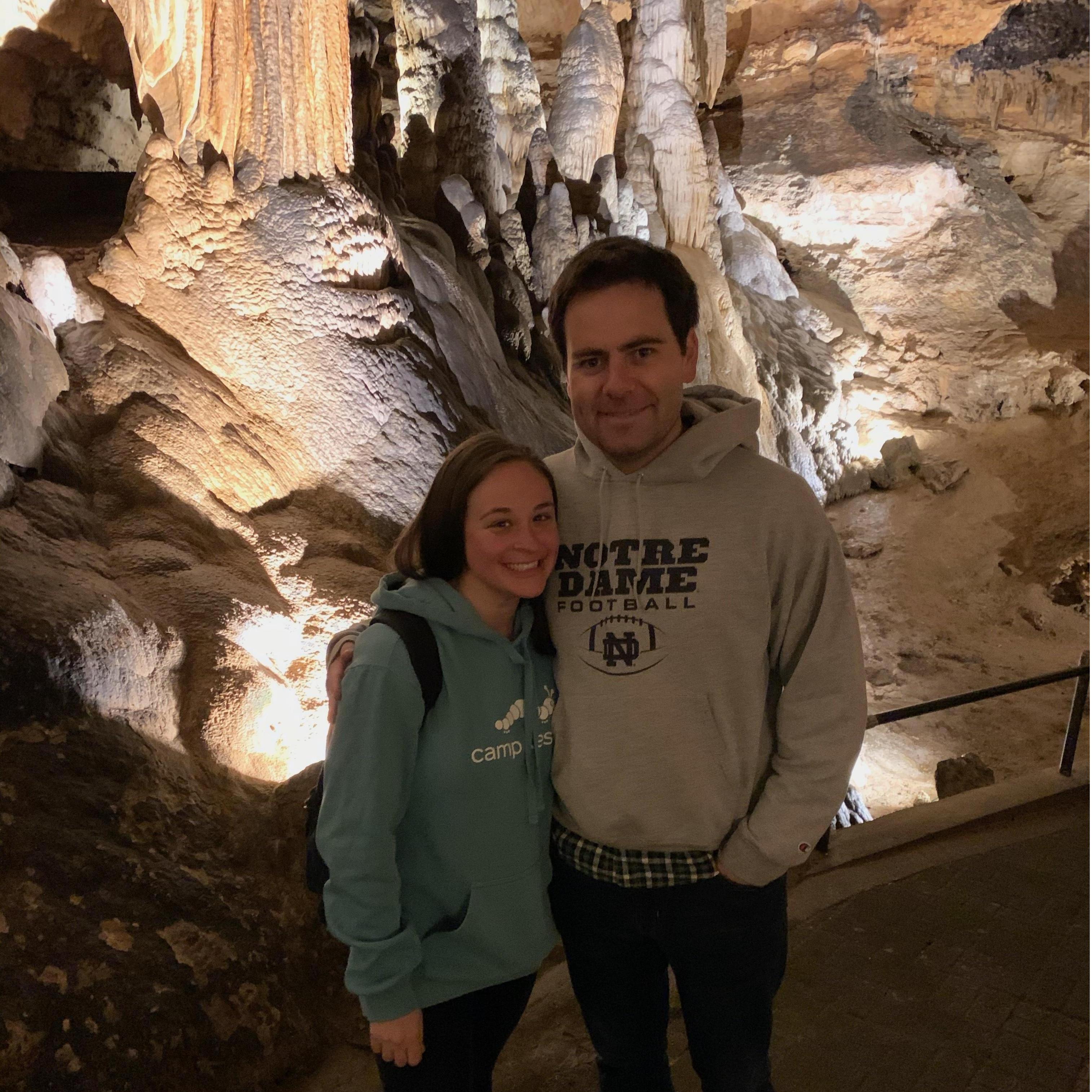 Luray Caverns in Luray, VA. February 2020.
