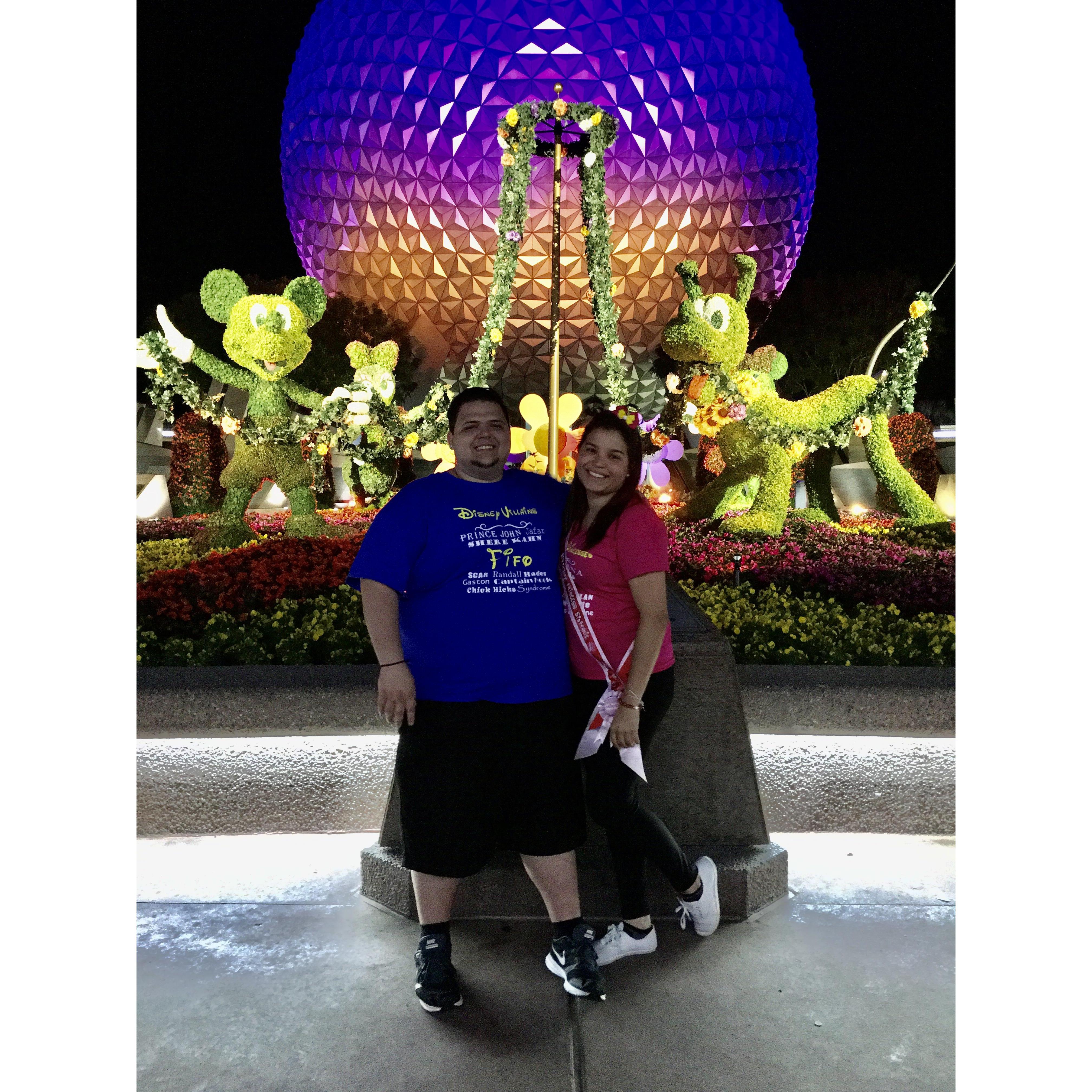 One of Steph's favorite pictures of them two together at the most magical place in the world!
