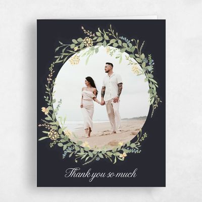 Ebony, Black Wedding Thank You - Nektar Photo