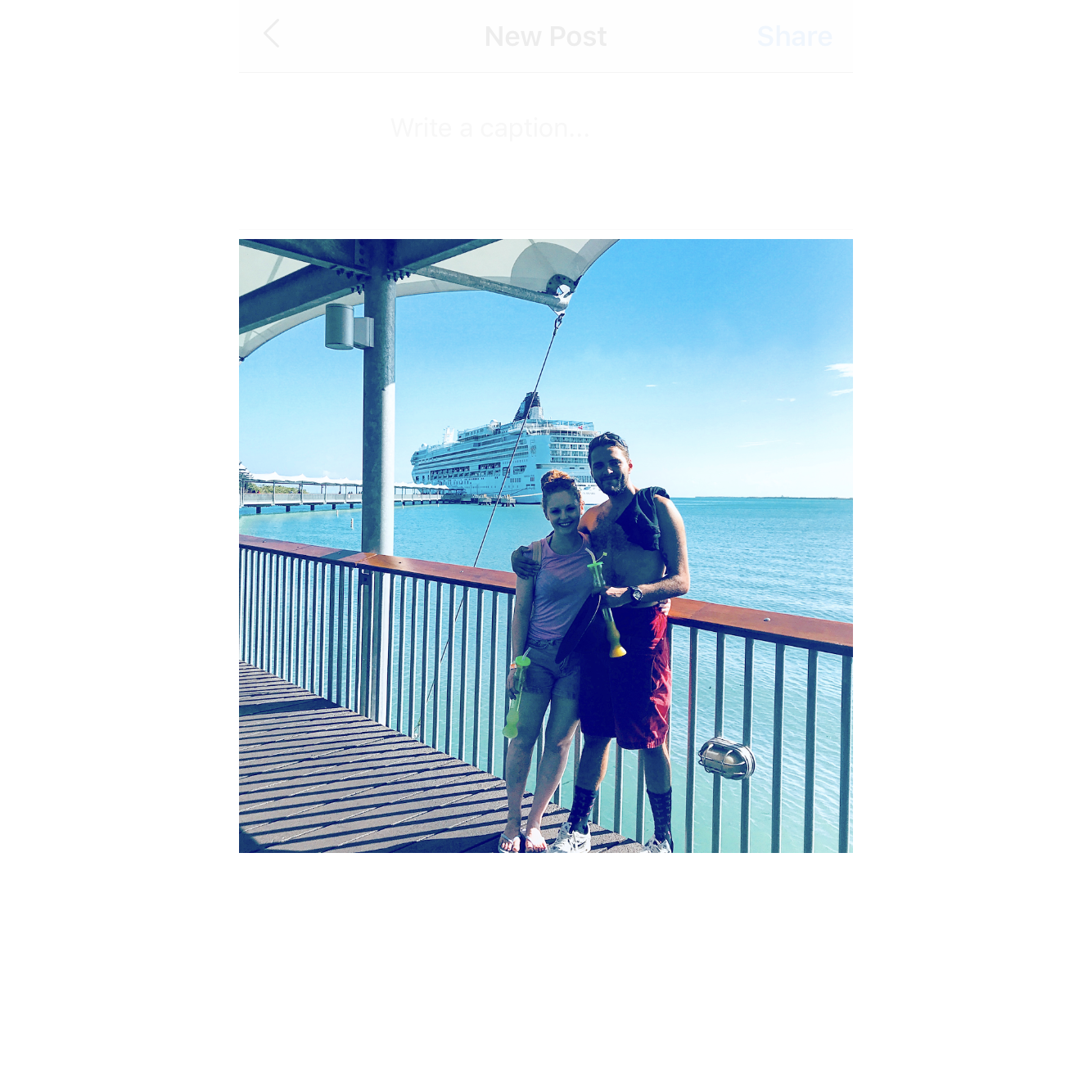 After our first date in Belize!