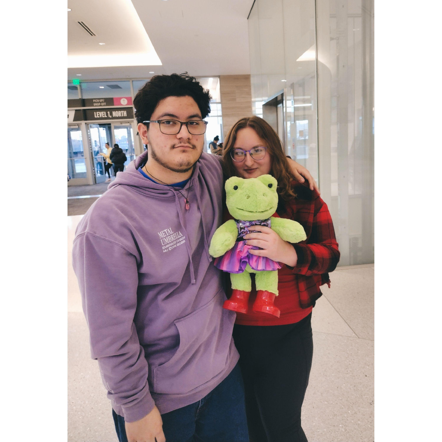 Build a bear date, we named her Anais