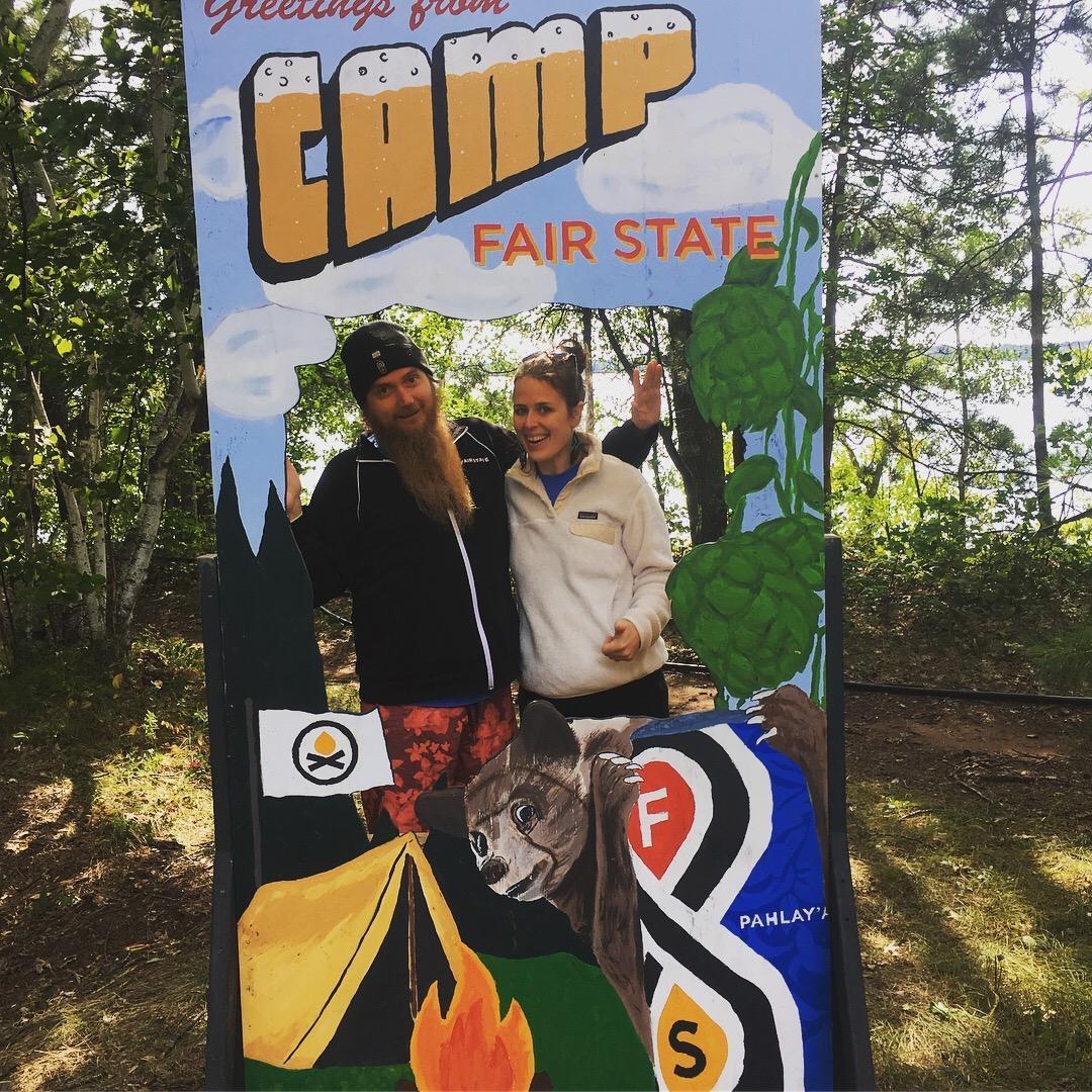 Our second summer at camp together, 2018