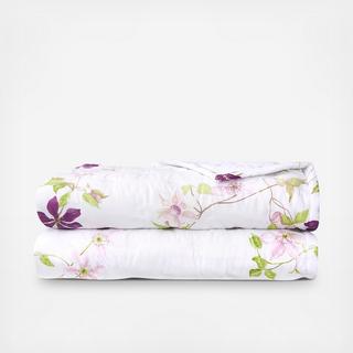Clematis Quilted Coverlet