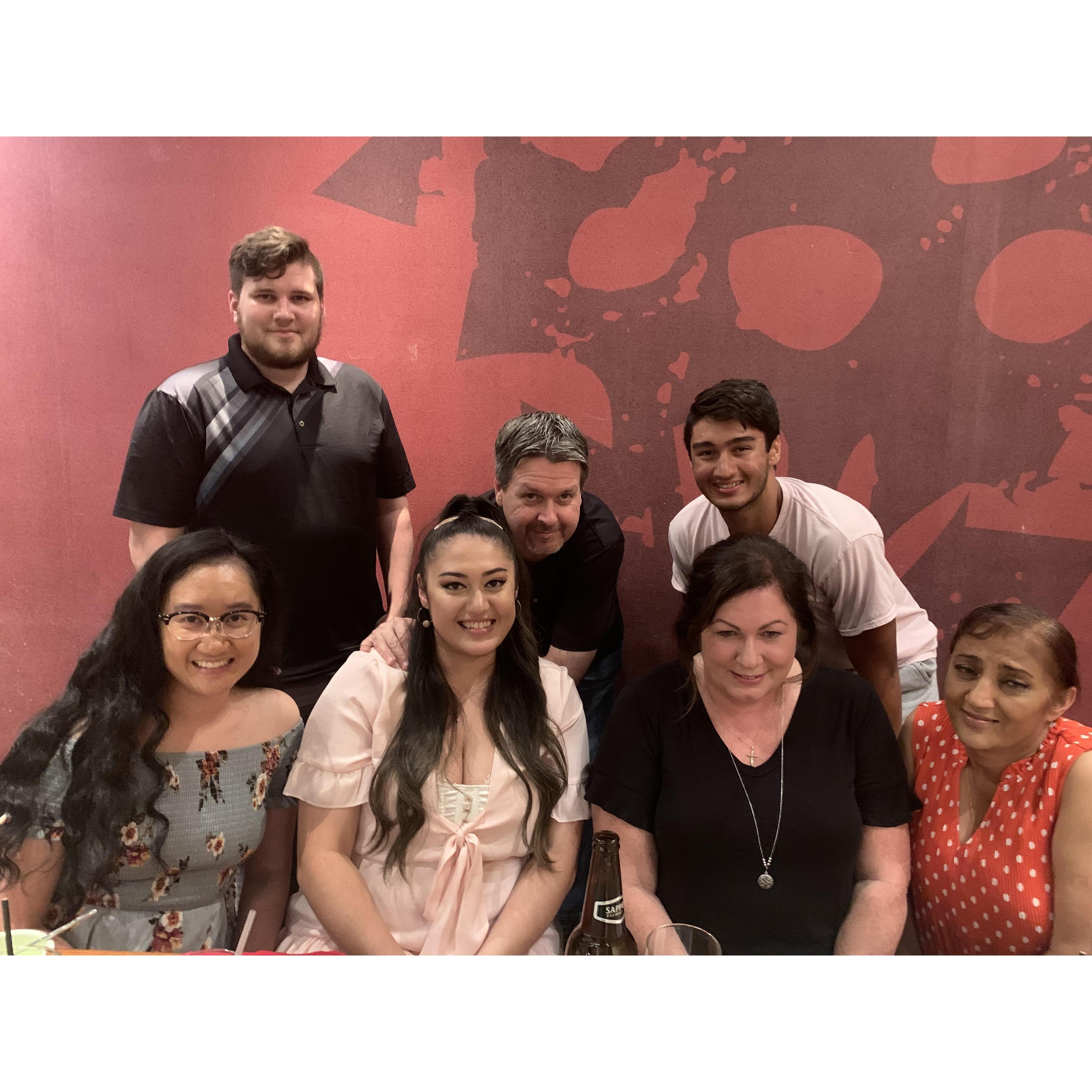 25th Birthday Dinner with the family