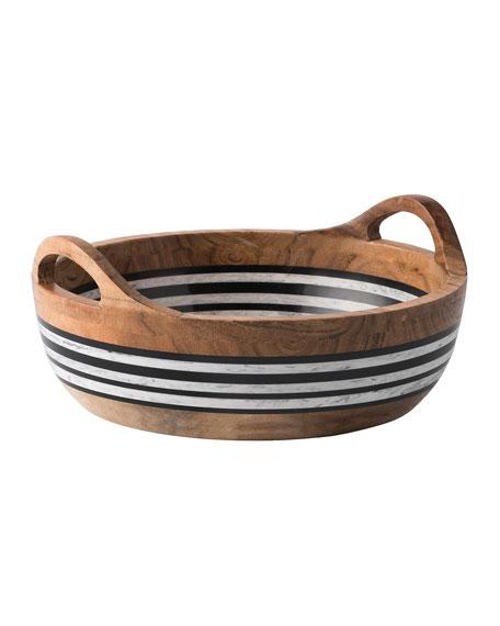 Juliska Stonewood Stripe Round Serving Bowl