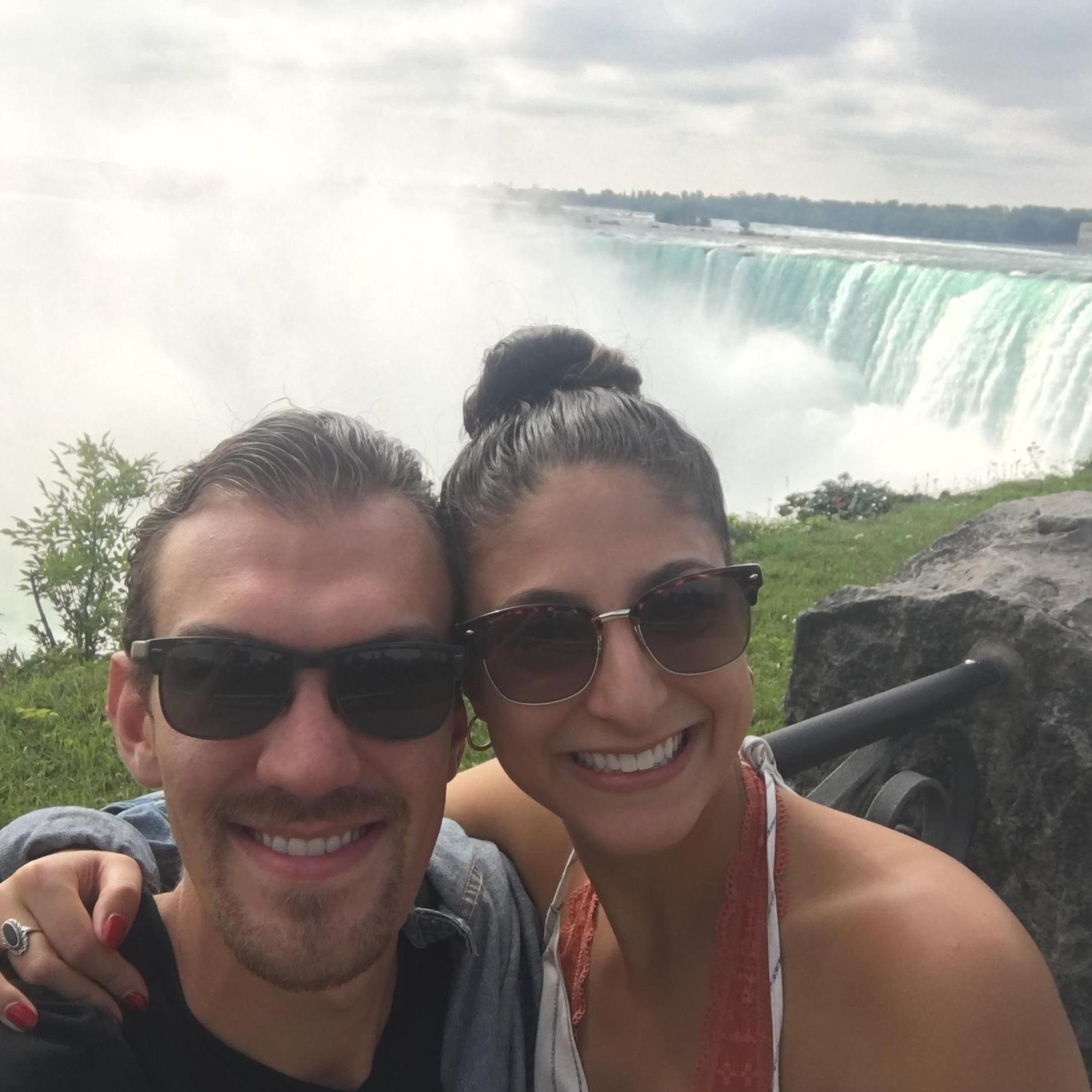 Stopped at Niagara Falls on our way to visit the Haddad family in New York.