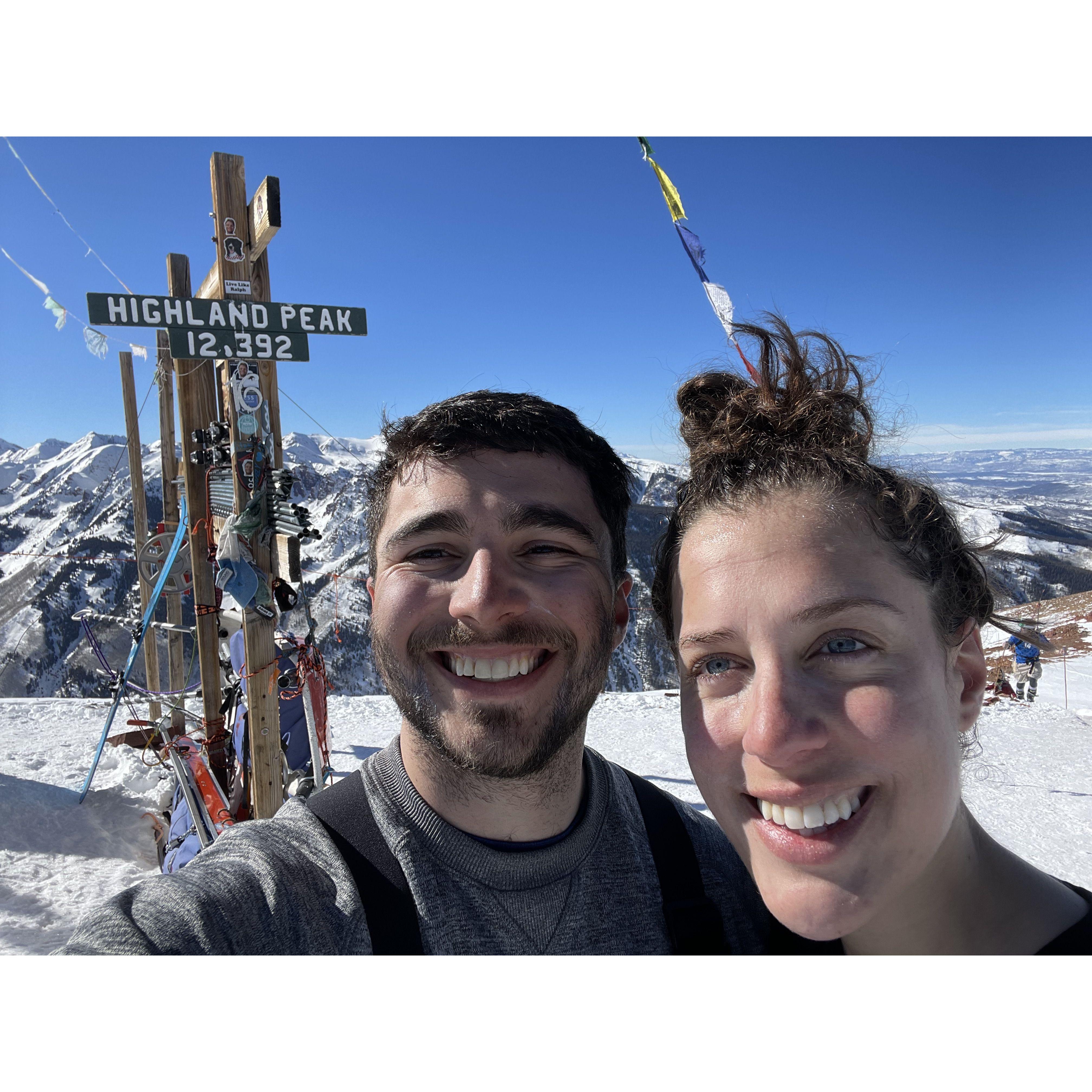 Made it to the top of the bowl, February 2022