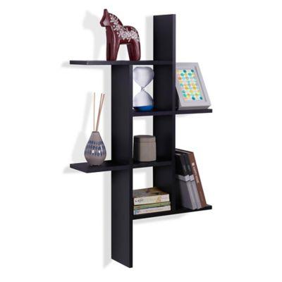 Danya B™ Cantilever Wall Shelf in Weathered Oak
