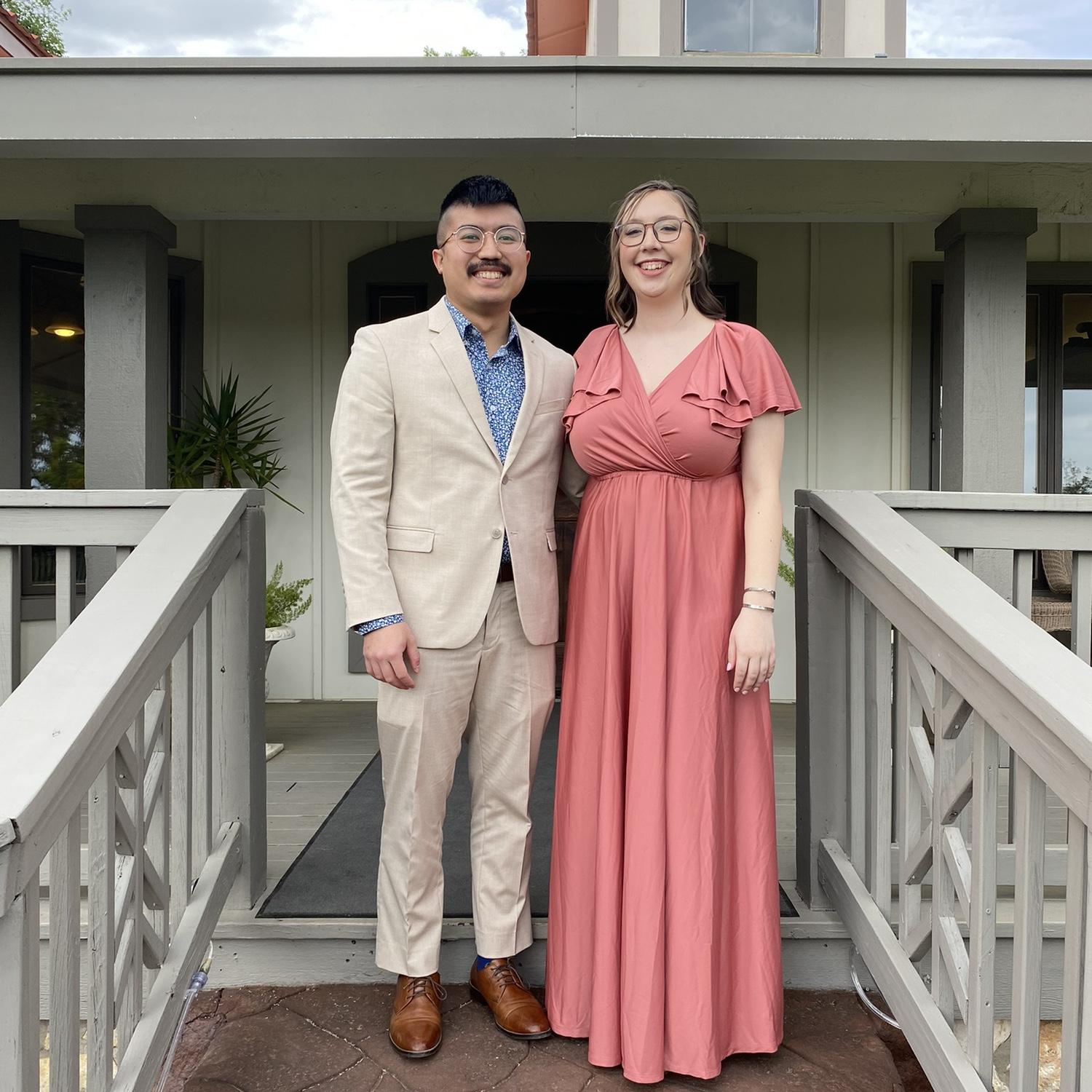 Naomi and Michael at Dr. Lexi Howell and Mr. Andy Driscoll's wedding!