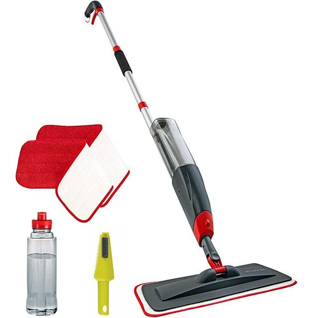 VENETIO Premium Spray Mop for Floor Cleaning with Washable Pad and Refillable Sprayer - Reusable Wet Microfiber Mop Set for Wood, Hardwood, Laminate, Vinyl, Ceramic Tile, Kitchen, Ideal for Pet Owner
