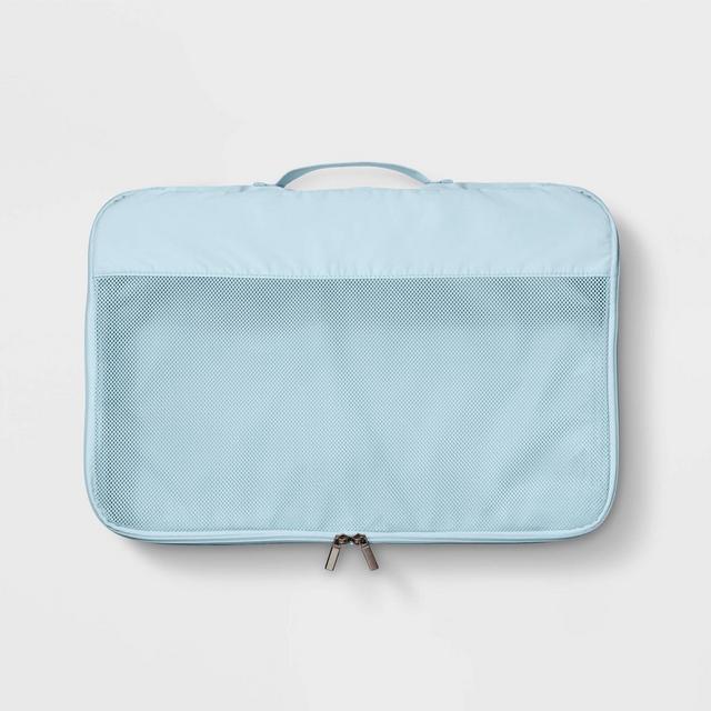 Large Packing Cube & Clear Pouch Set Muddy Aqua - Open Story™