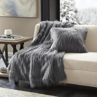 Edina Faux Fur Throw