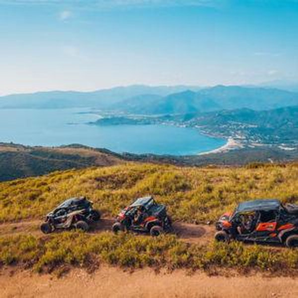 A quad ride through Corsica mountains