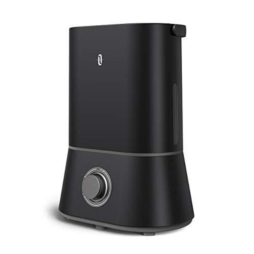 TaoTronics Cool Mist Humidifiers for Bedroom Large Room, 4L Ultrasonic Humidifier for Home Office, Nano-Coating, 12-50 Hours, Ultra Quiet, Easy to Clean, 360° Nozzle, Auto Shut-Off