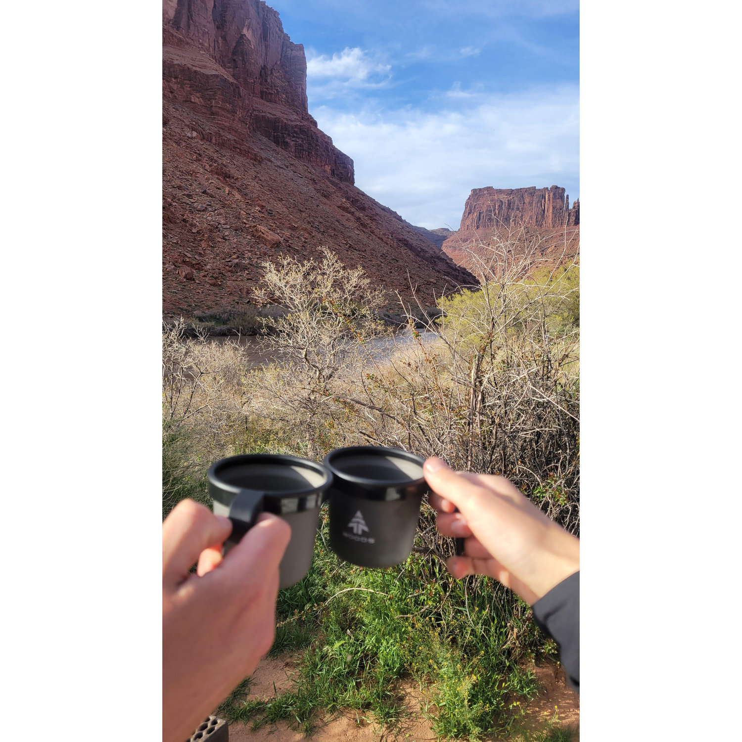 Camping on the Colorado river