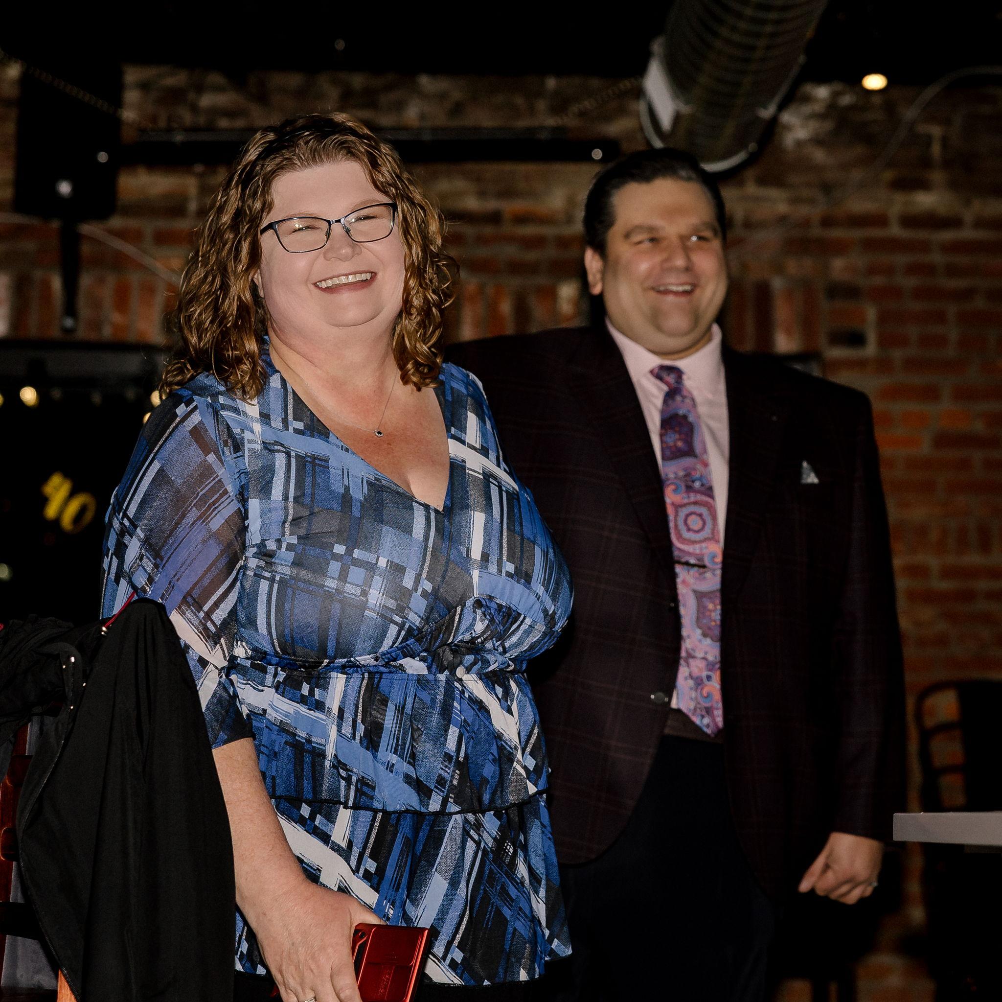 He was scared of what I had him walking into at his surprise party!