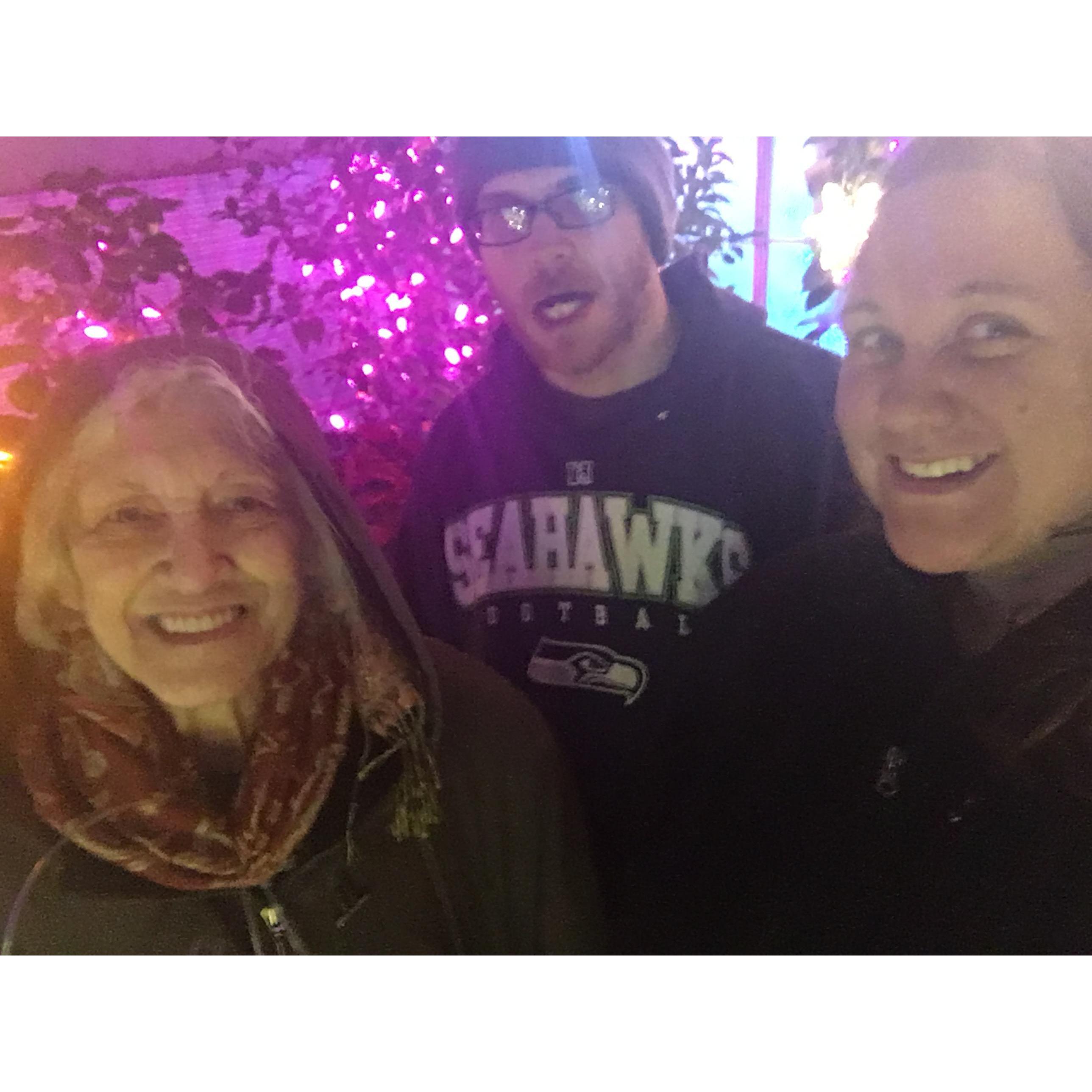 Christmas lights at Manito Park. Nana used to tell me she didn’t think he was the one. Both of us are laughing now