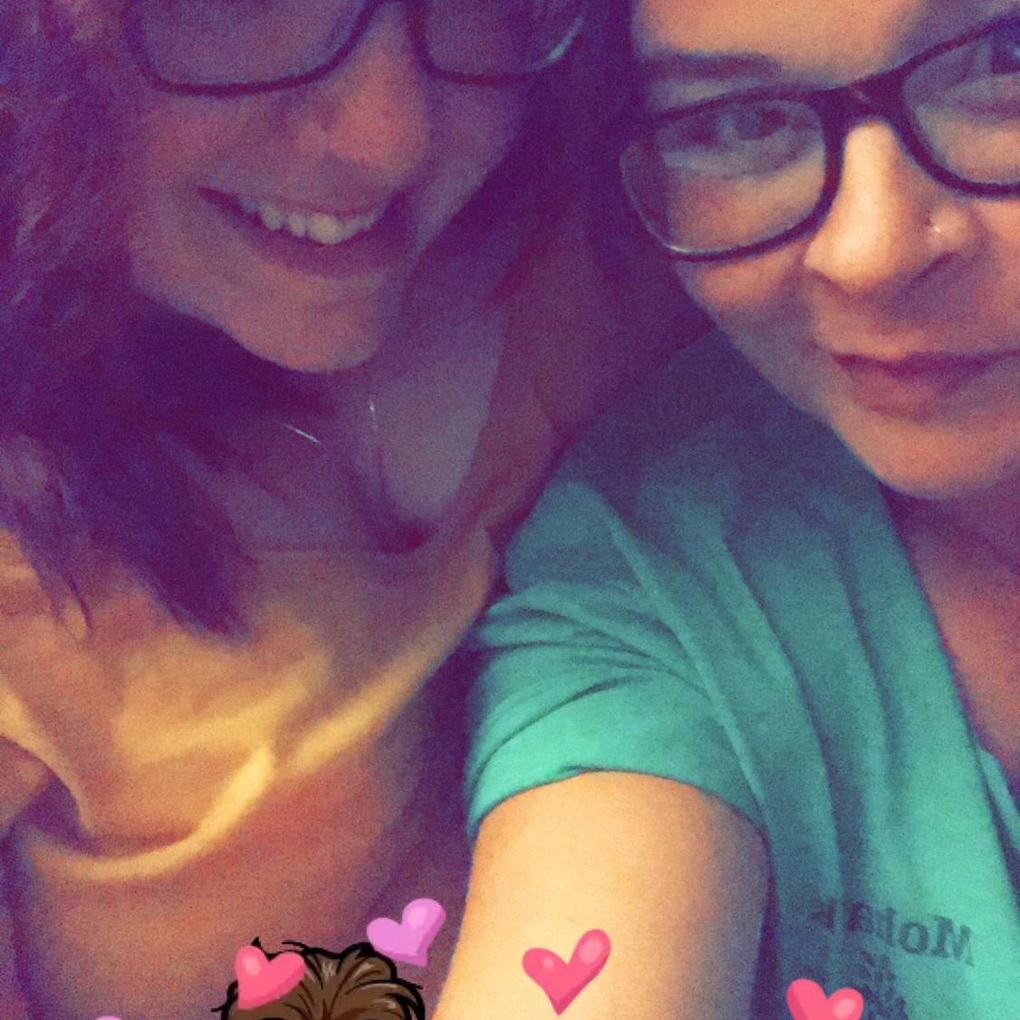 Our first official picture as a couple 💜