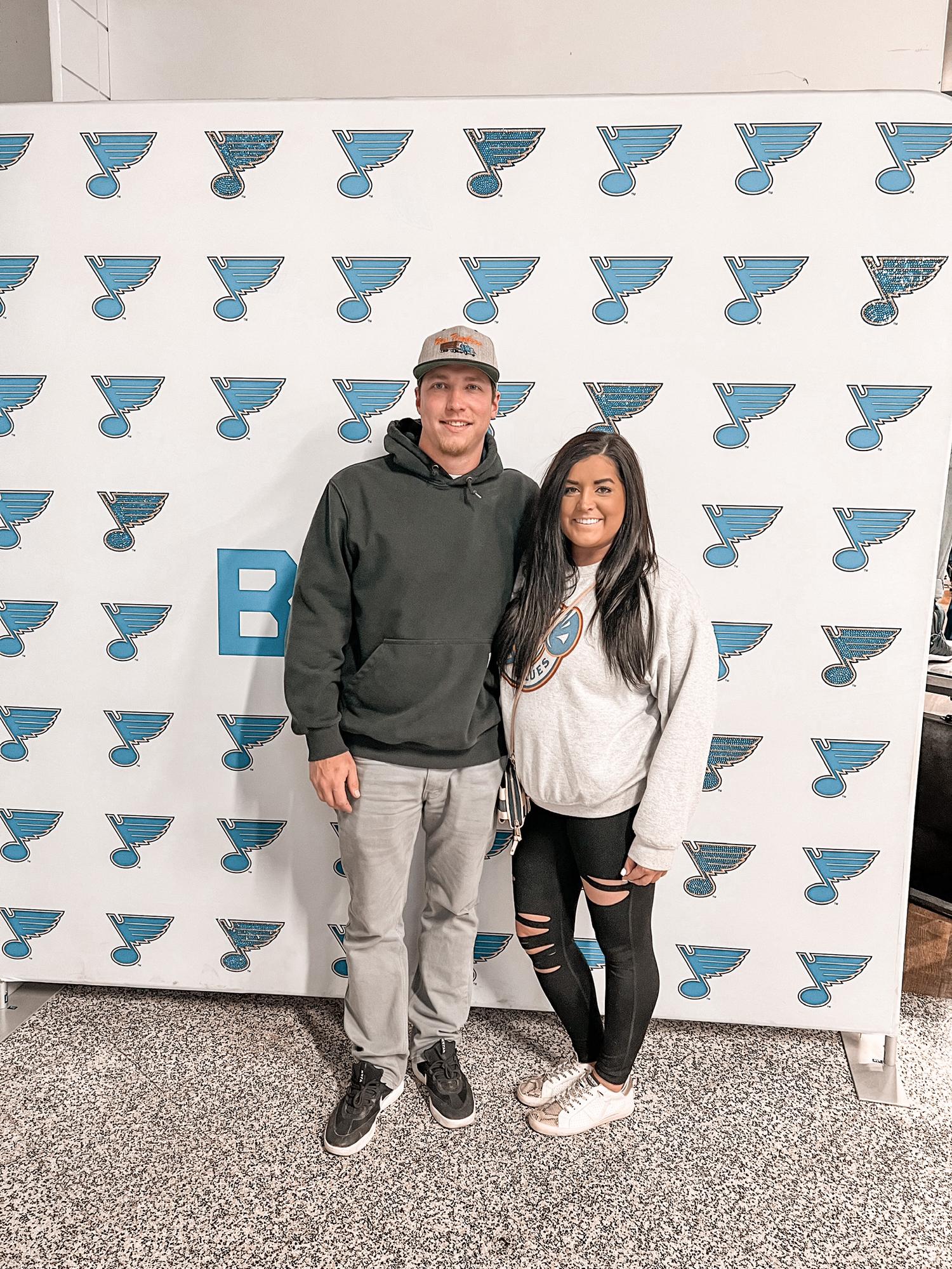 We LOVE hockey and especially the STL Blues. We go to games whenever we get the chance!