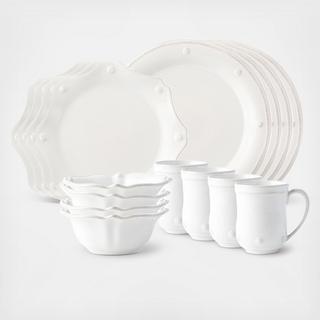 Berry & Thread Classic 16-Piece Dinnerware Set, Service for 4