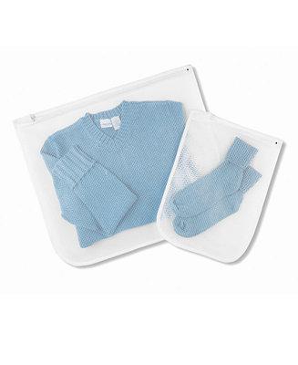 Laundry Delicates Wash Bags, Set of 2 Mesh