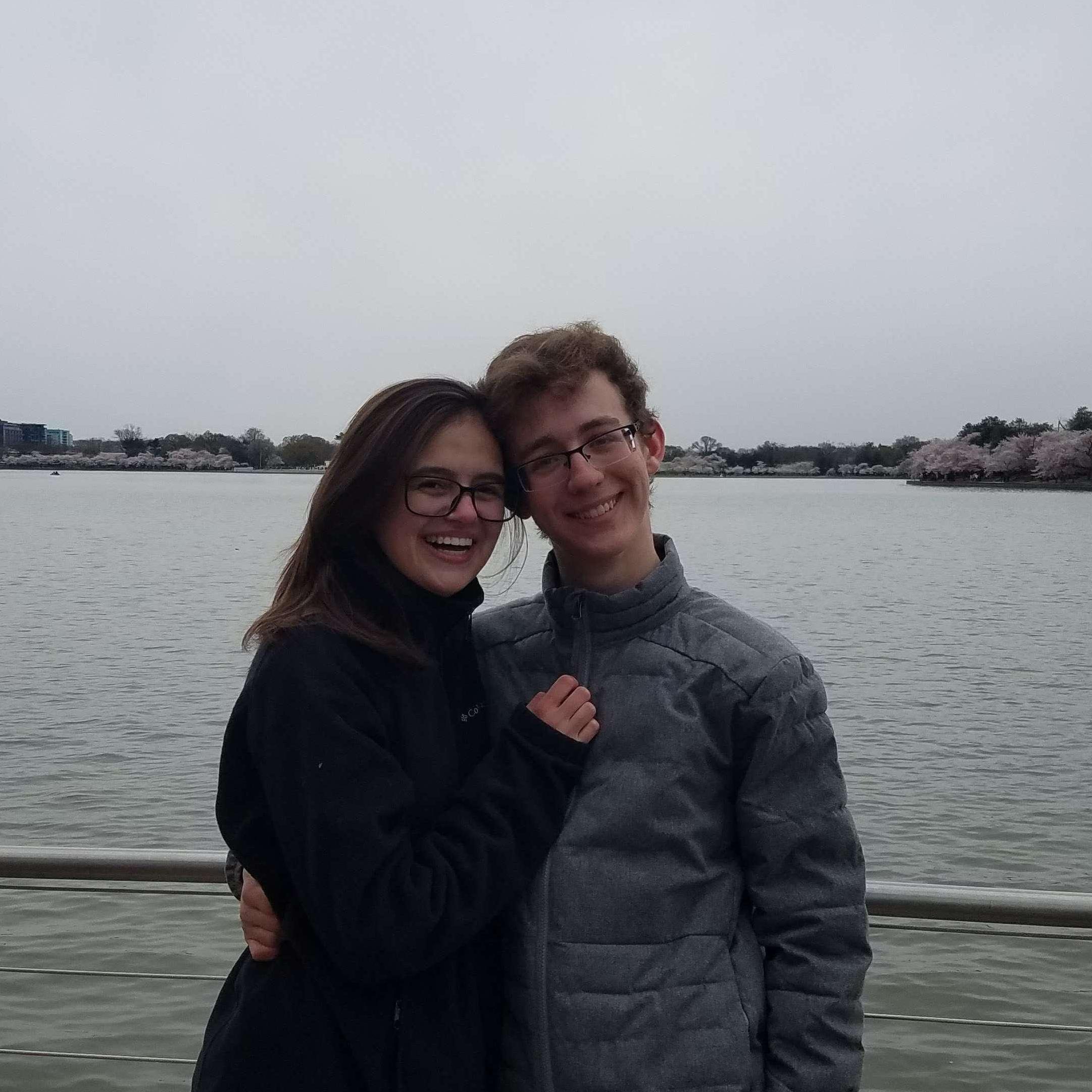 About 4 months after we started dating, we're both in high school when this picture was taken. This was Max's lock screen pic for a long time :)