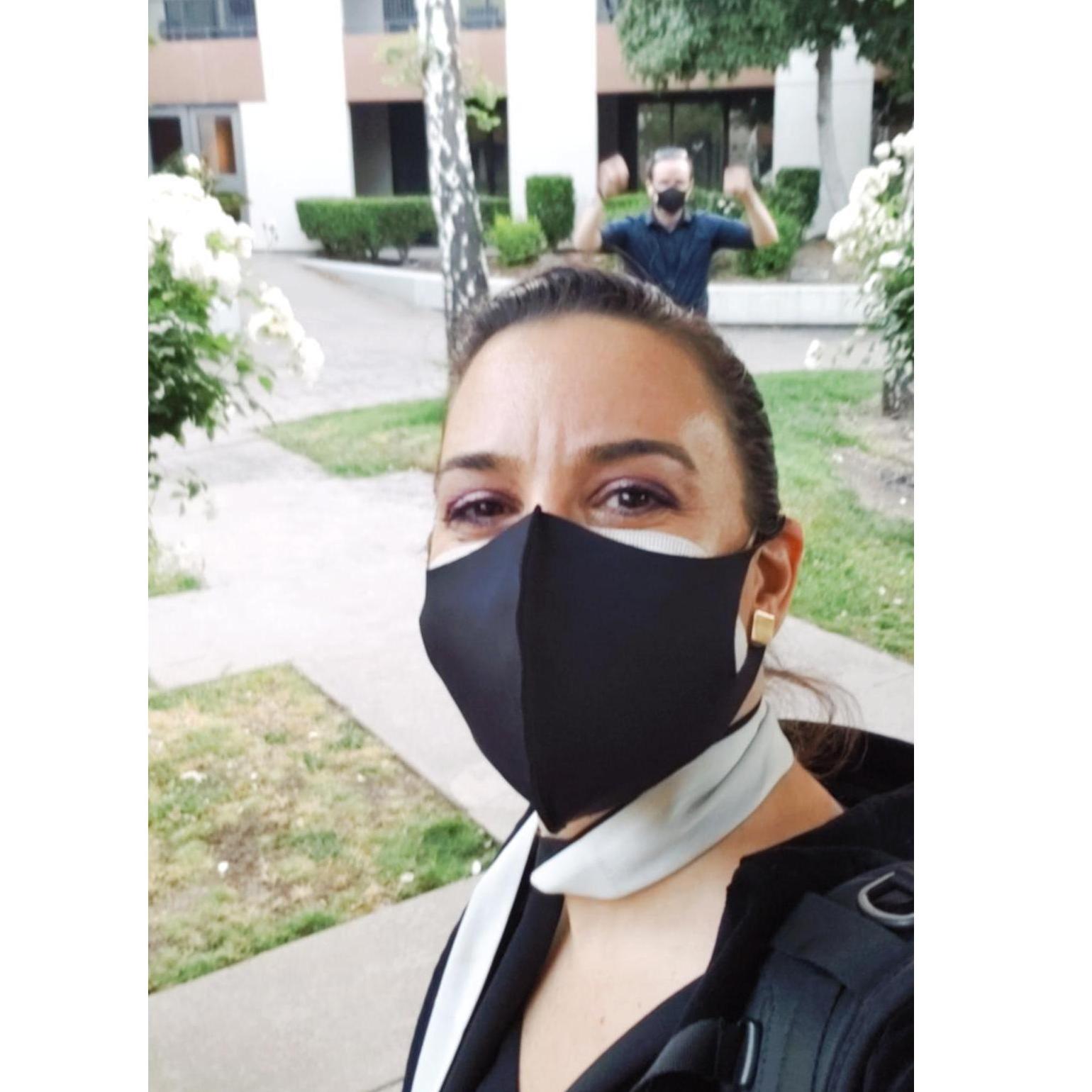 Burcu back at work doing the wedding rounds after the Pandemic hiatus...with her trusty second shooter and assistant Patrick.