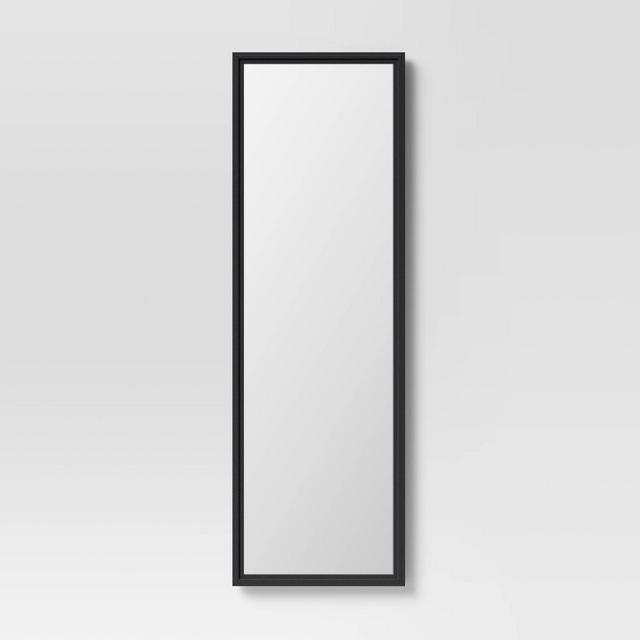 22" x 68" Full Length Mirror Frame Black - Threshold™
