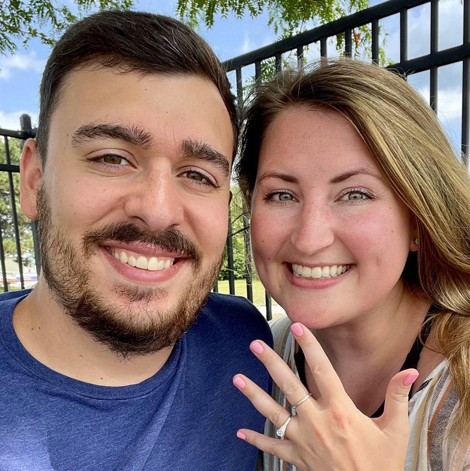 Meg said "Yes" on a weekend getaway at Canandaigua Lake!