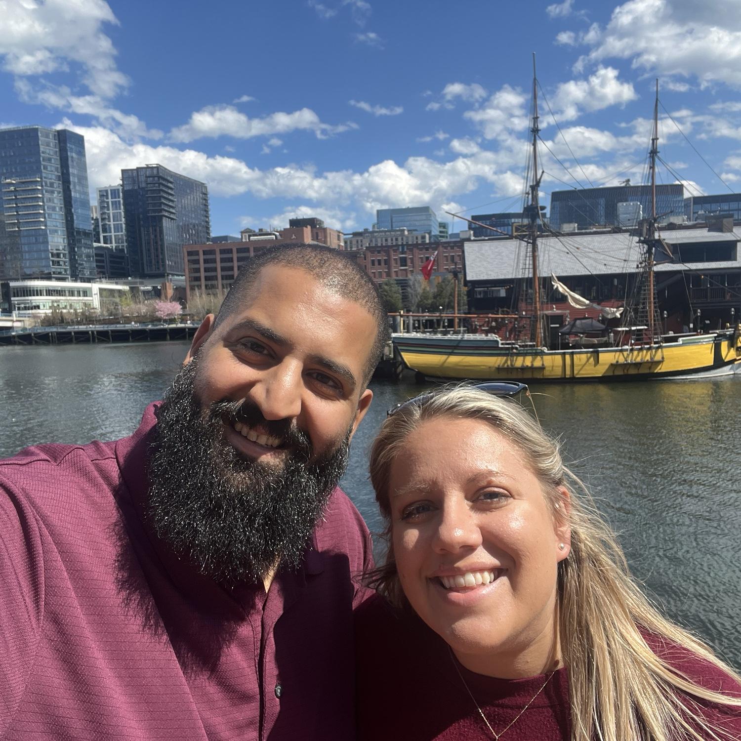 Visiting the Boston Tea Party Ships & Museum.