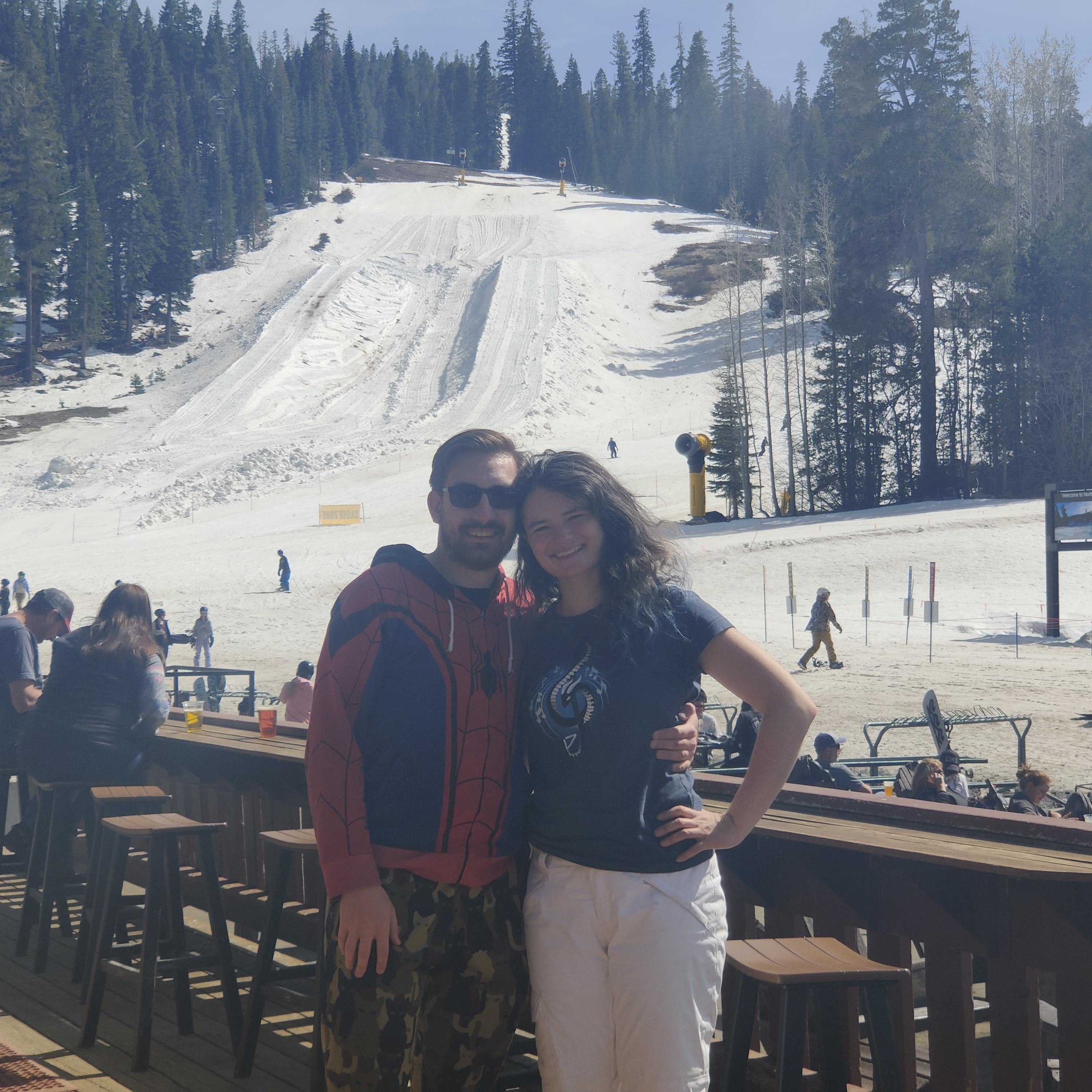 Our first ski trip together!