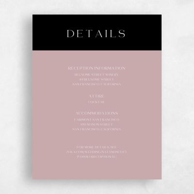 Grayed Mauve, Pink Wedding Enclosure - Taos