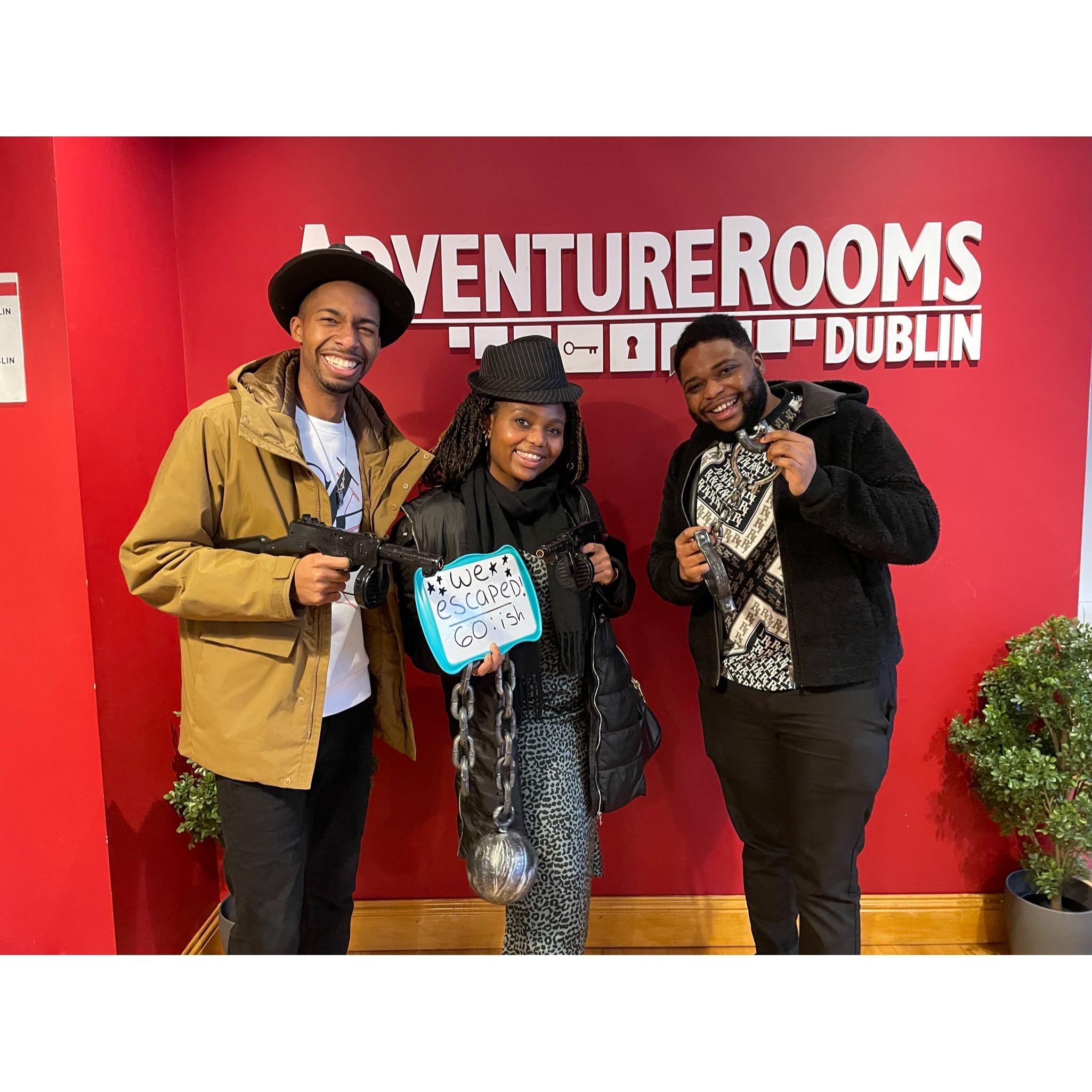 Escape room #Irelandtrip2022