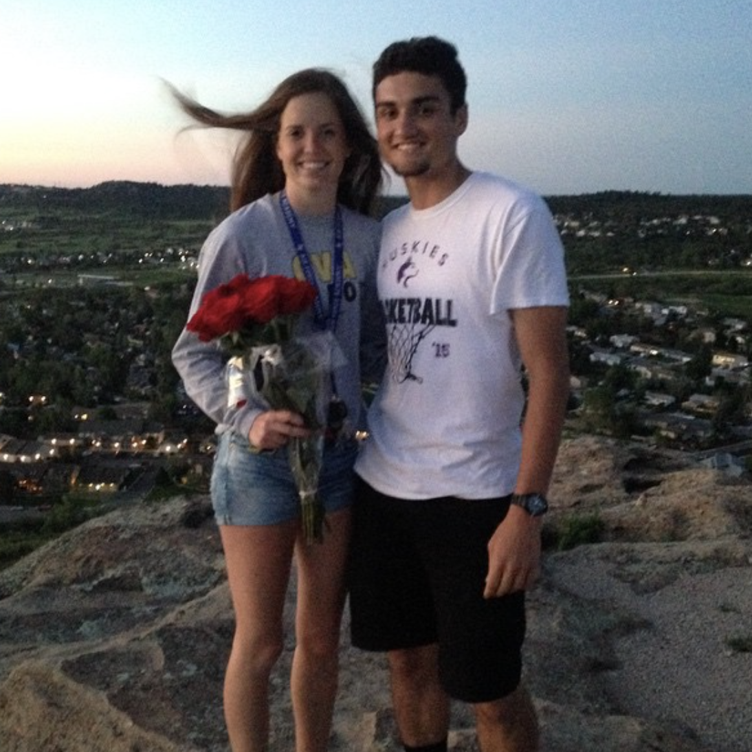 The first surprise of many, and the day we started dating :)