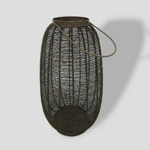 6" Brown Metal Weave Outdoor Lantern - Project 62™