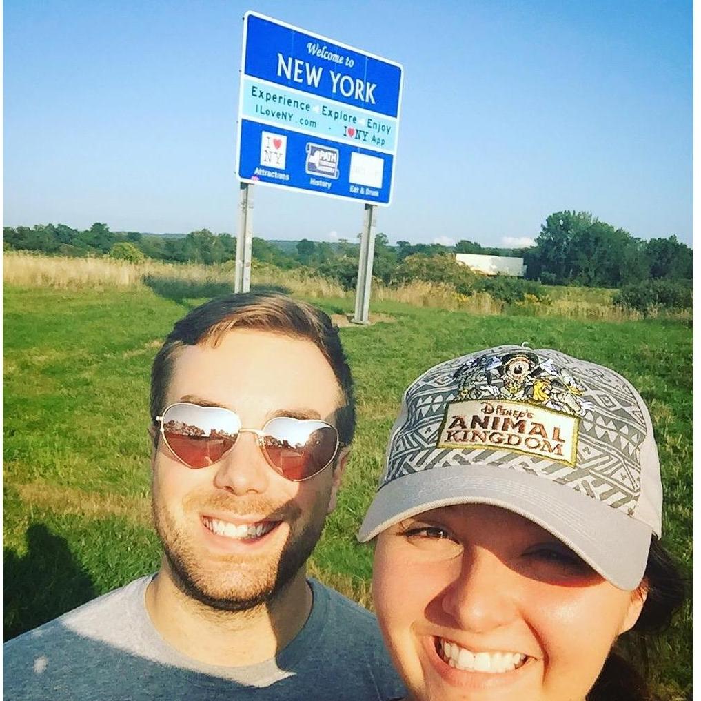 Crossing into new home at New York state line [2017]