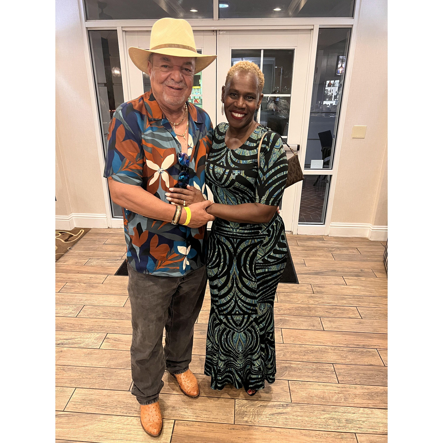 Enjoying a weekend of jazz.