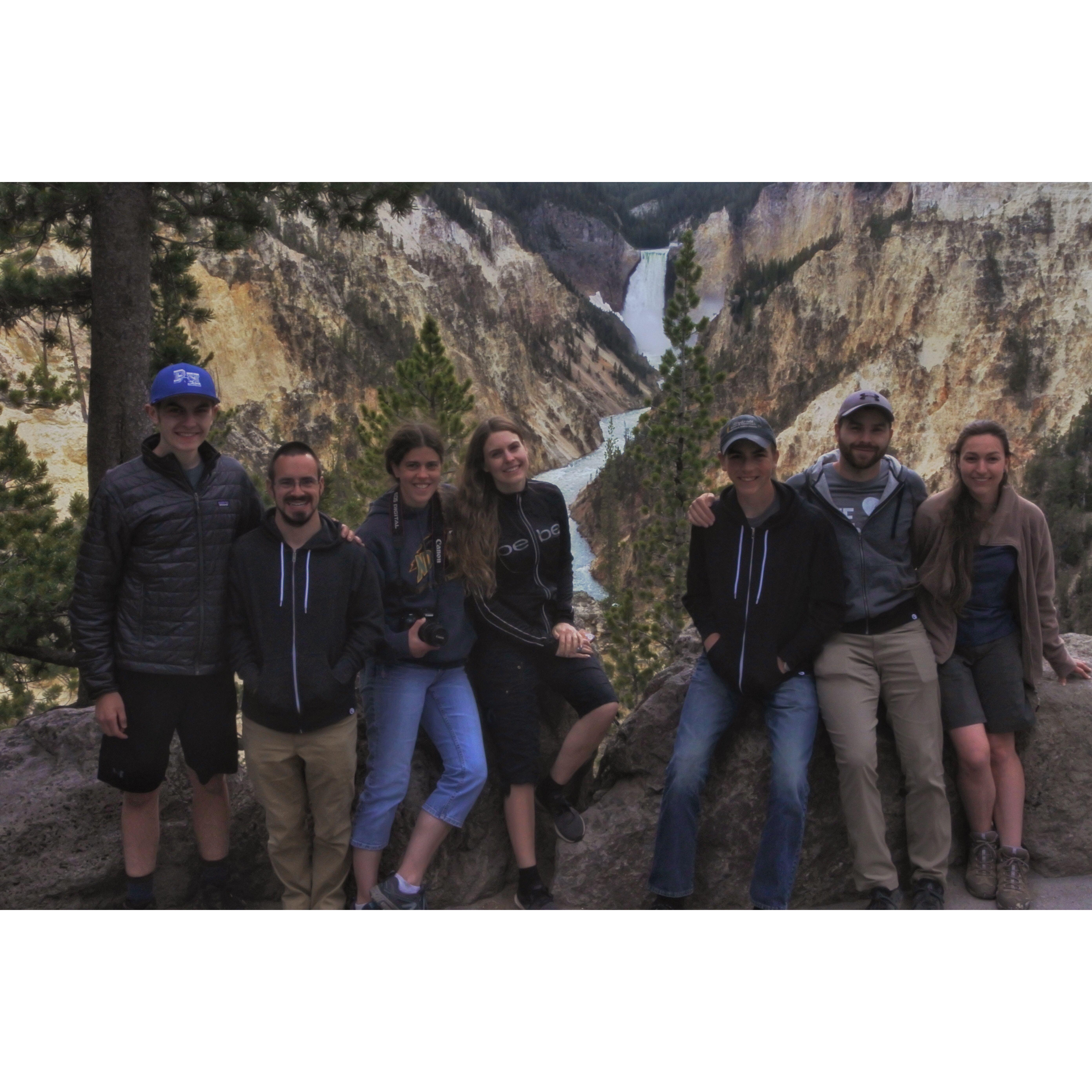 On our trip to Yellowstone National Park where we first met and the rest is history! ♡
